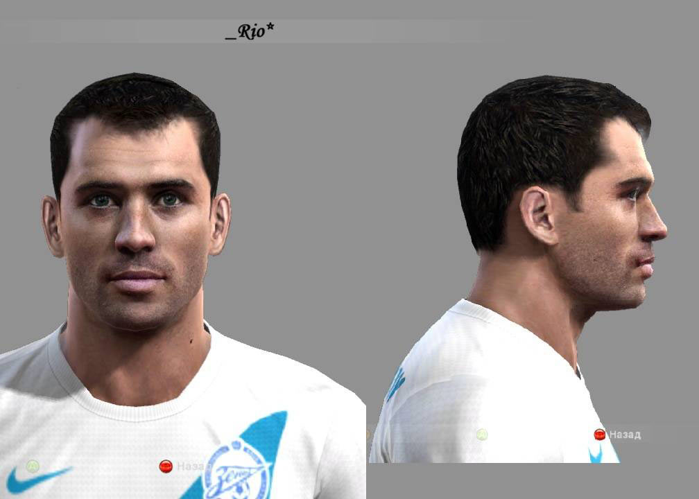 Лицо зенит. Лица для PES 2013.